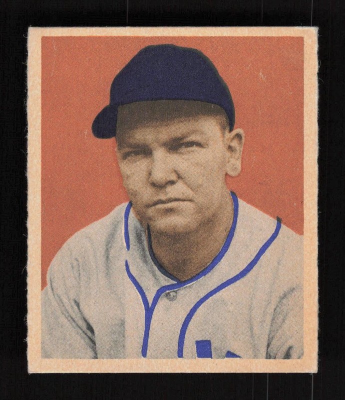 1949 Bowman #106 Jake Early VGEX, front