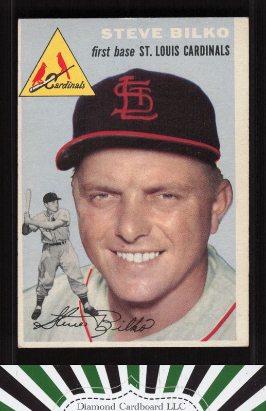 1954 Topps #116 Steve Bilko GD b, front