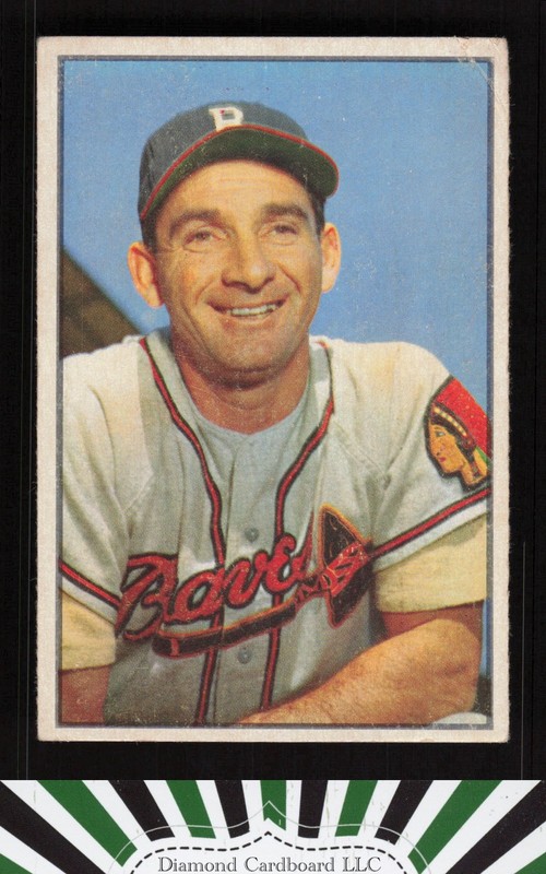 1953 Bowman Color #5 Sid Gordon VG a, front