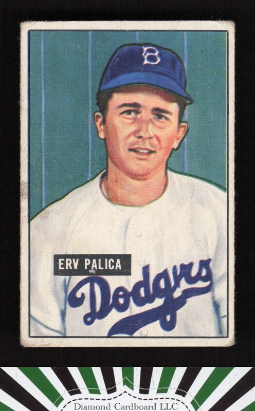 1951 Bowman #189 Erv Palica GD+, front