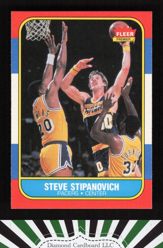 1986-87 Fleer #106 Steve Stipanovich NMMT, front