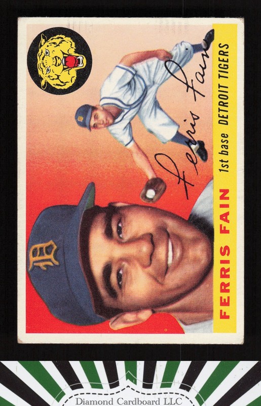 1955 Topps #11 Ferris Fain GD+ [GOOD CENTERING] a, front