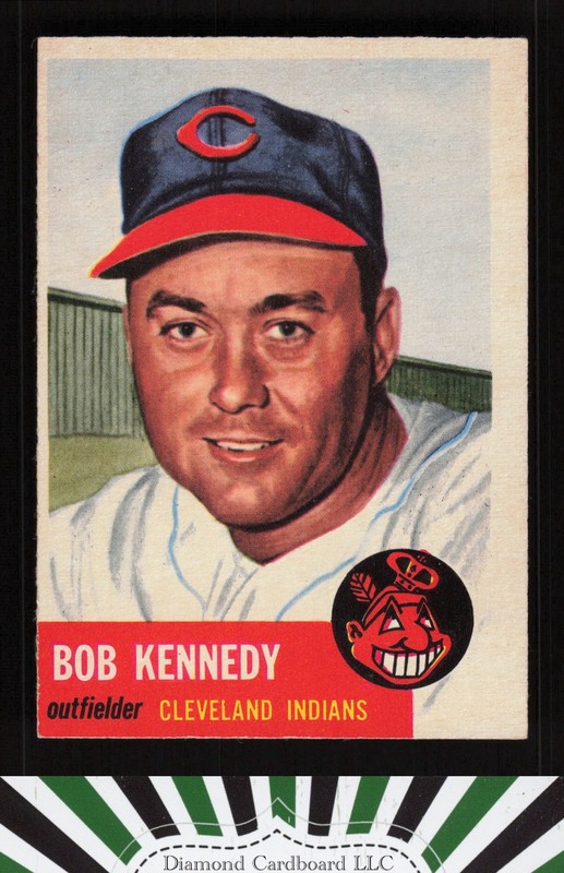 1953 Topps #33 Bob Kennedy VGEX d, front