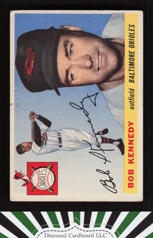 1955 Topps #48 Bob Kennedy GD+ d, front