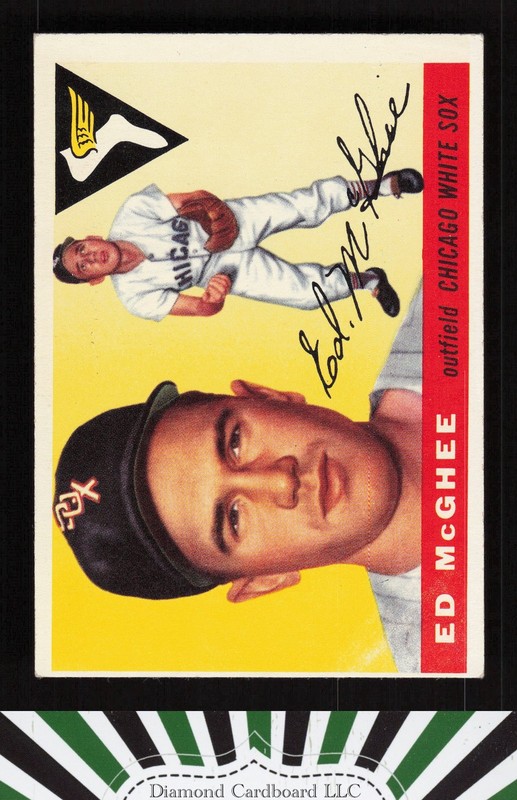 1955 Topps #32 Ed McGhee EX j, front