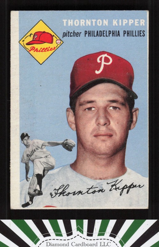 1954 Topps #108 Thornton Kipper VG c, front