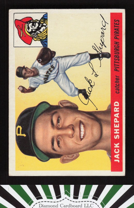 1955 Topps #73 Jack Shepard VGEX j, front