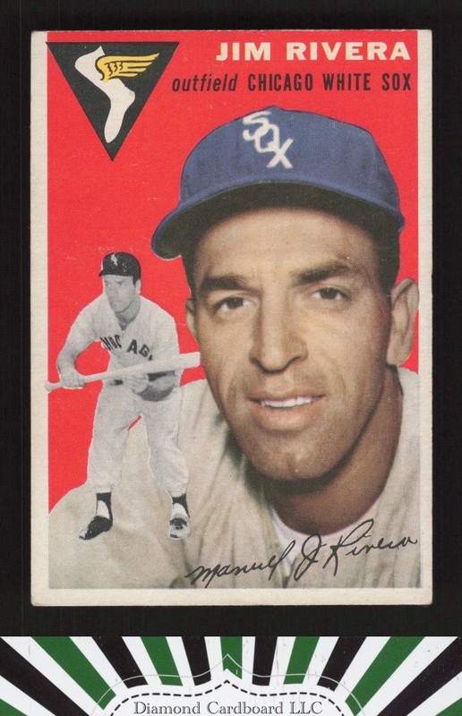 1954 Topps #34 Jim Rivera VGEX+ a, front