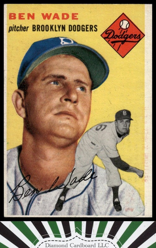 1954 Topps #126 Ben Wade VGEX i, front