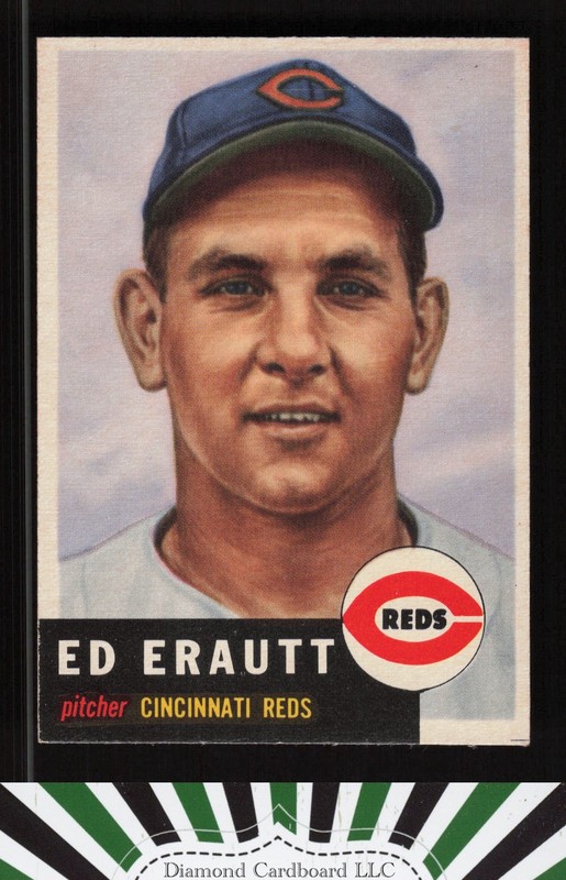 1953 Topps #226 Ed Erautt NM f, front