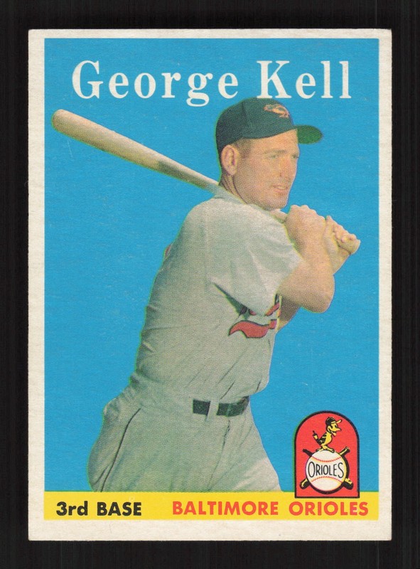 1958 Topps #40 George Kell EXMT+ k, front