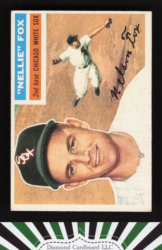 1956 Topps #118 Nellie Fox VGEX j, front