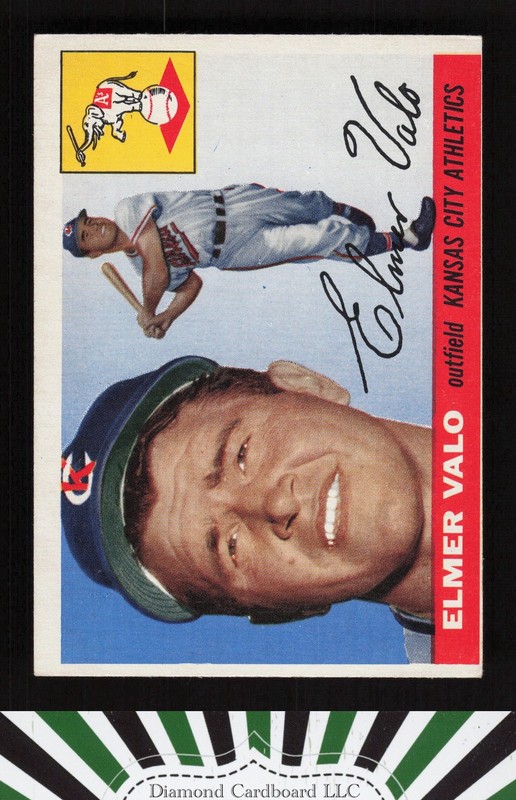 1955 Topps #145 Elmer Valo VGEX (MC) e, front