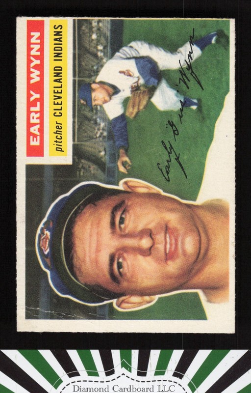 1956 Topps #187 Early Wynn GD+ g, front