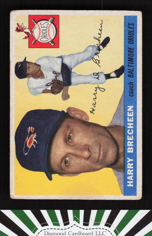 1955 Topps #113 Harry Brecheen VG c, front