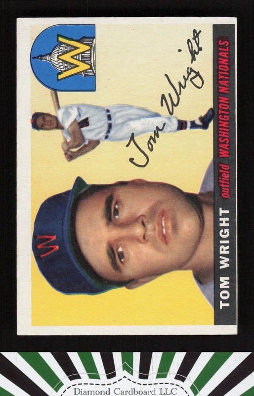 1955 Topps #141 Tom Wright VGEX j, front