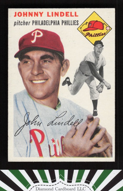 1954 Topps #51 Johnny Lindell VG h, front