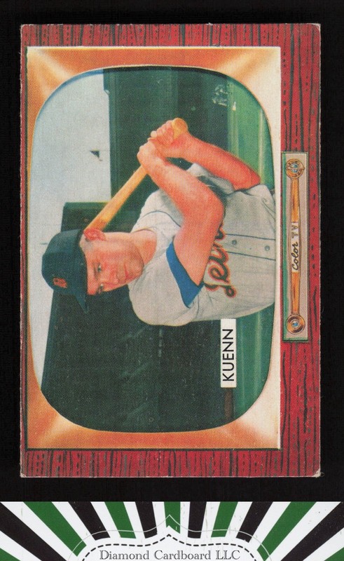 1955 Bowman #132 Harvey Kuenn VGEX, front
