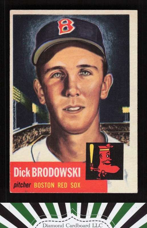 1953 Topps #69 Dick Brodowski EX i, front