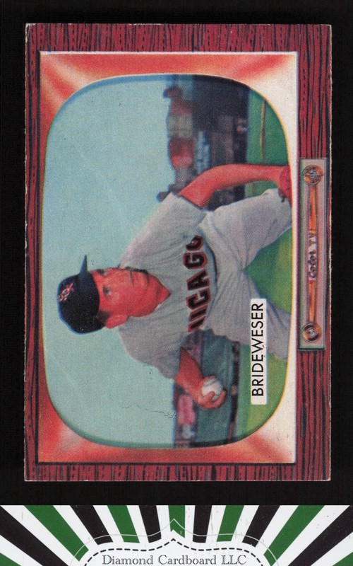 1955 Bowman #151 Jim Brideweser EX, front