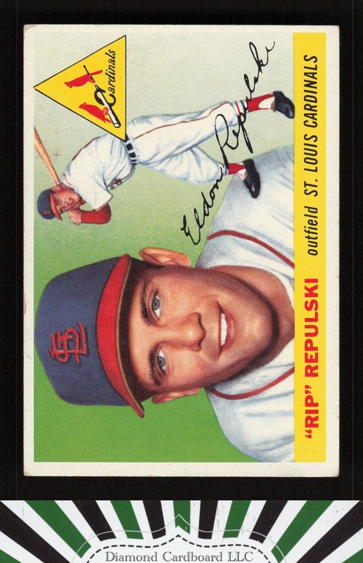 1955 Topps #55 Rip Repulski VGEX o, front