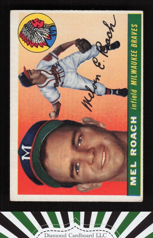 1955 Topps #117 Mel Roach VGEX e, front