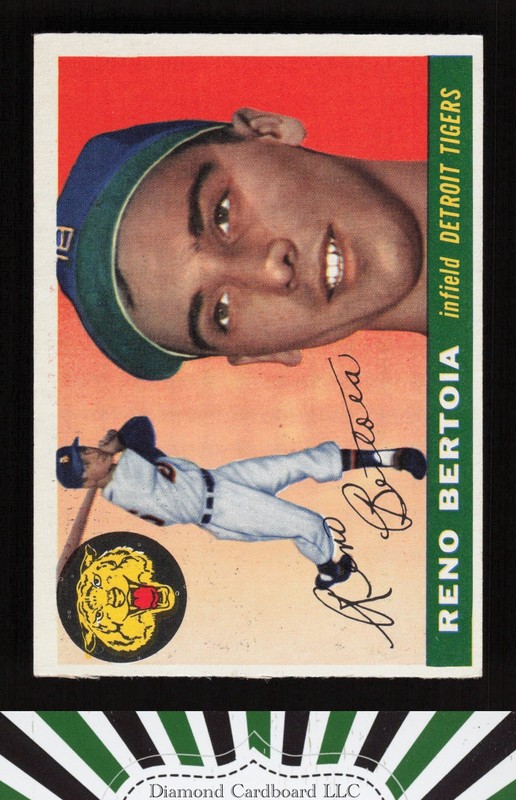 1955 Topps #94 Reno Bertoia EX g, front