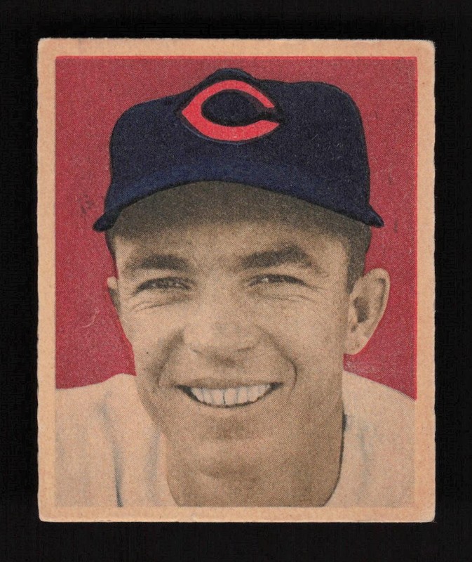 1949 Bowman #81 Virgil "Red" Stallcup VGEX, front