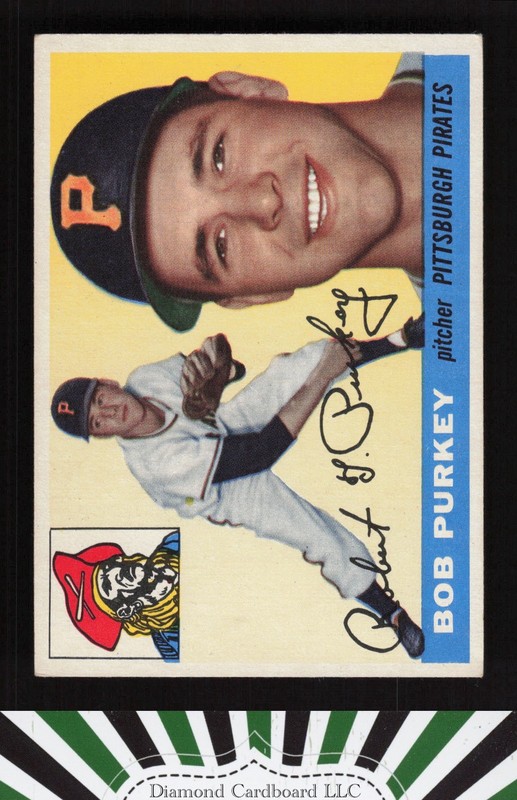 1955 Topps #118 Bob Purkey EX+ [GOOD EYE APPEAL] f, front