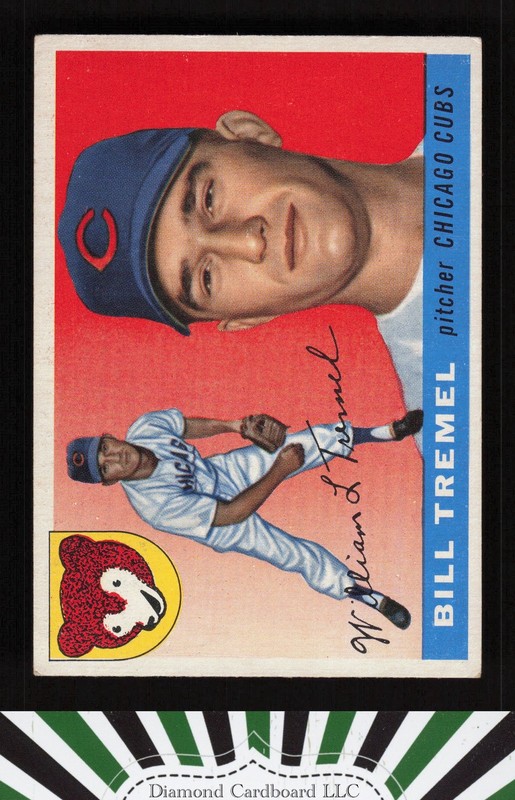 1955 Topps #52 Bill Tremel VGEX g, front