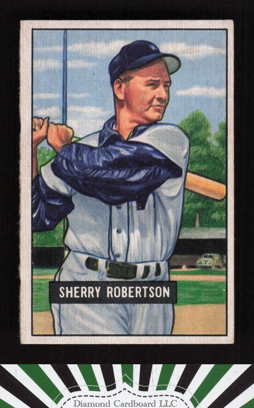 1951 Bowman #95 Sherry Robertson VGEX+, front
