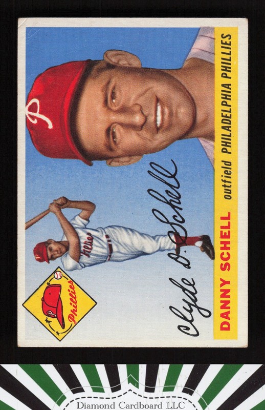 1955 Topps #79 Danny Schell VG+ [CENTERED] d, front