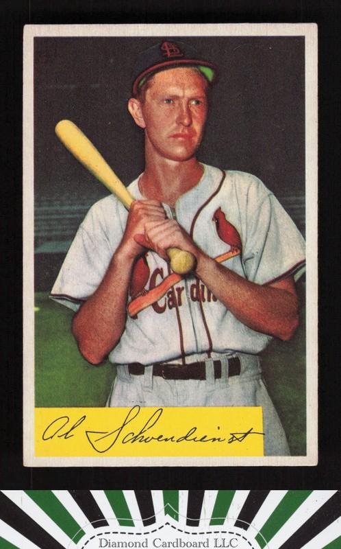 1954 Bowman #110 Al Schoendienst EX+ [GOOD CENTERING] d, front