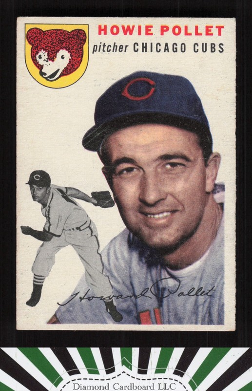 1954 Topps #89 Howie Pollet GD h, front