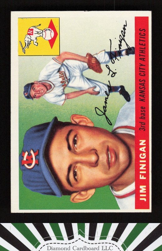 1955 Topps #14 Jim Finigan VGEX+ n, front