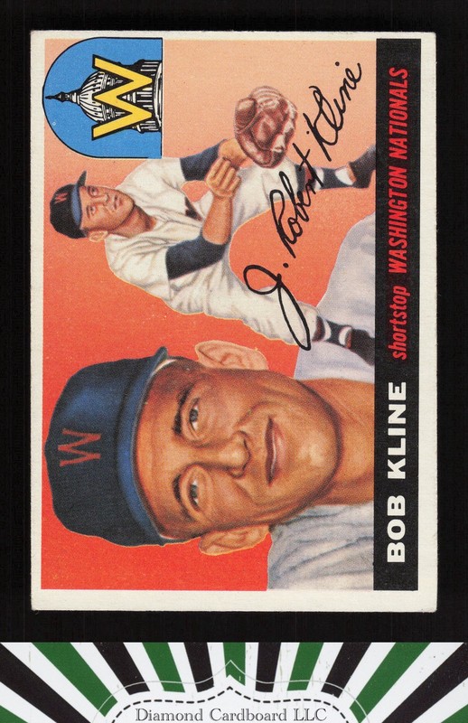1955 Topps #173 Bob Kline VGEX+ c, front