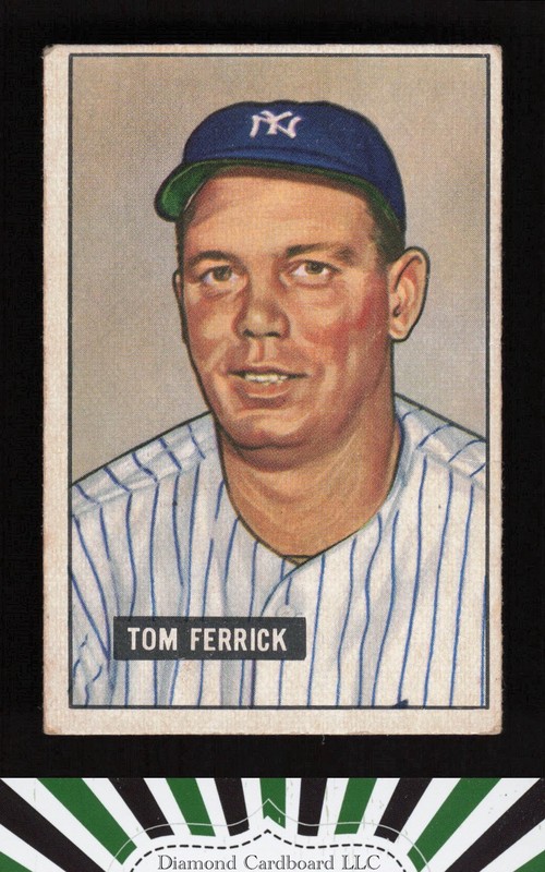 1951 Bowman #182 Tom Ferrick VG, front