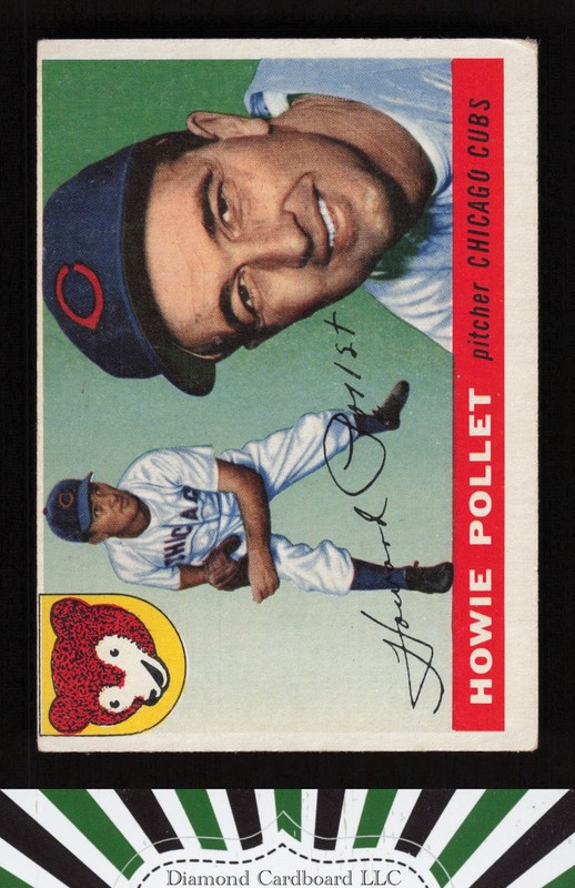 1955 Topps #76 Howie Pollet VGEX g, front
