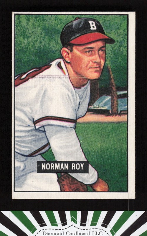 1951 Bowman #278 Norman Roy VGEX+, front