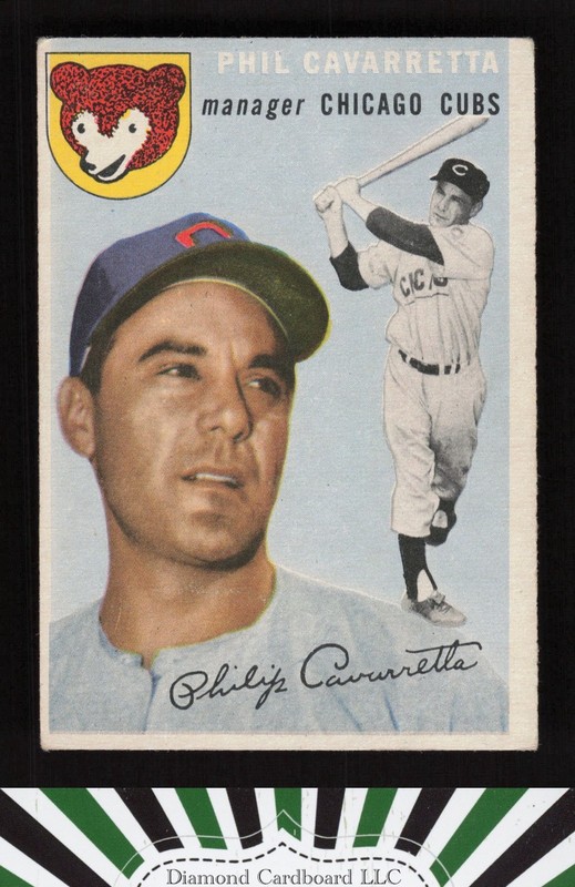 1954 Topps #55 Phil Cavarretta VGEX m, front