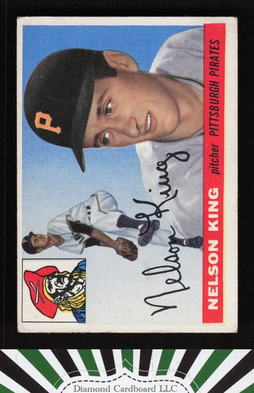 1955 Topps #112 Nelson King VG b, front