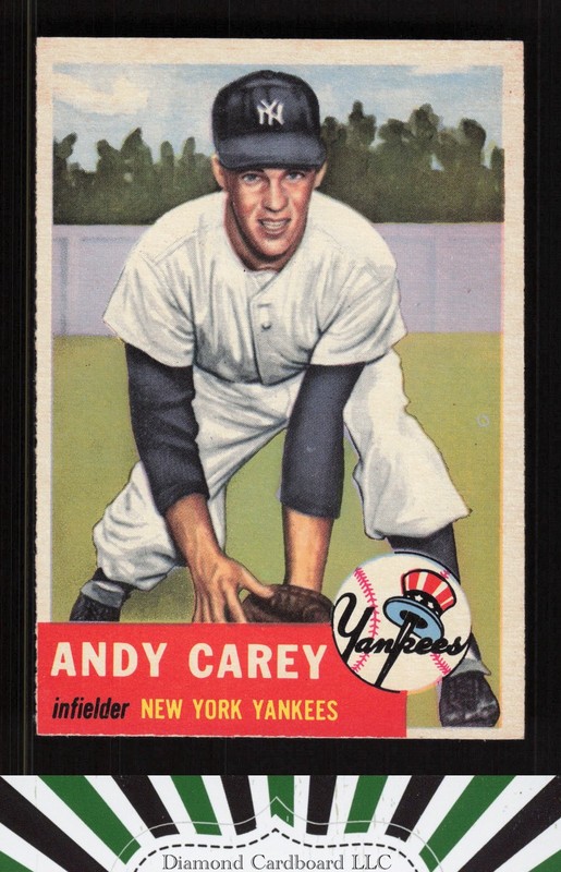 1953 Topps #188 Andy Carey NM g, front
