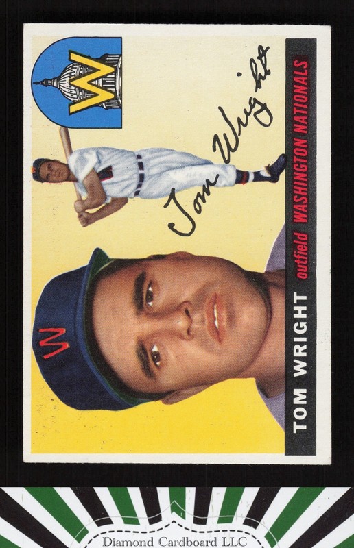 1955 Topps #141 Tom Wright EX l, front