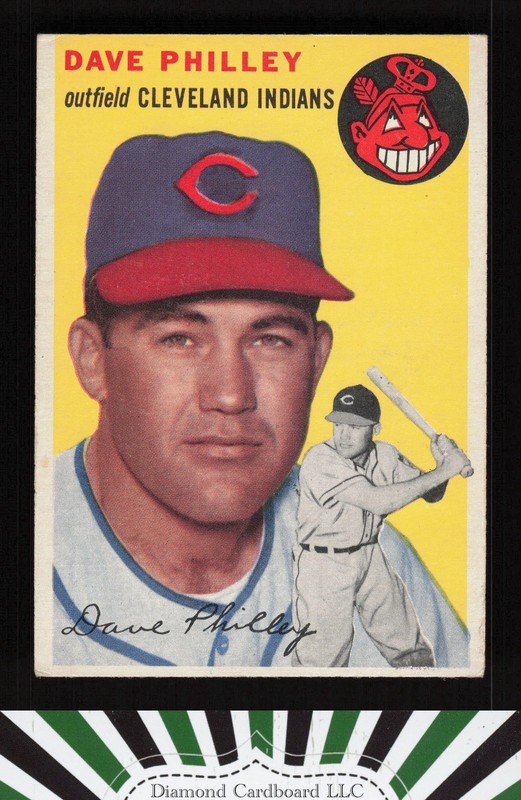 1954 Topps #159 Dave Philley VGEX d, front