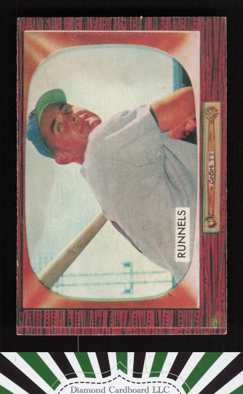 1955 Bowman #255 Pete Runnels EX, front
