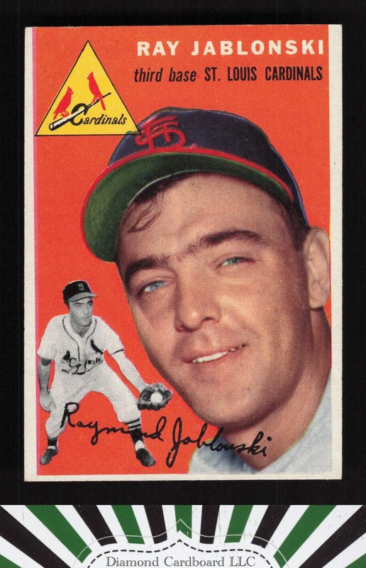 1954 Topps #26 Ray Jablonski EX+ k, front