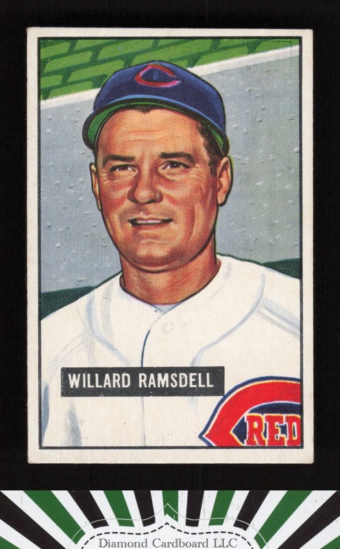 1951 Bowman #251 Willard Ramsdell EX, front