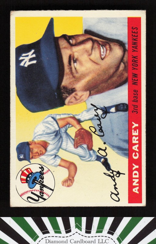 1955 Topps #20 Andy Carey VG+ a, front