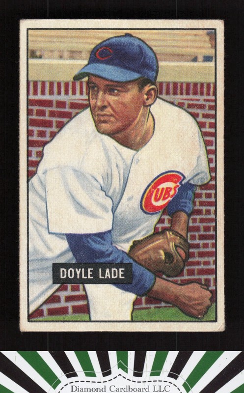1951 Bowman #139 Doyle Lade VG+, front