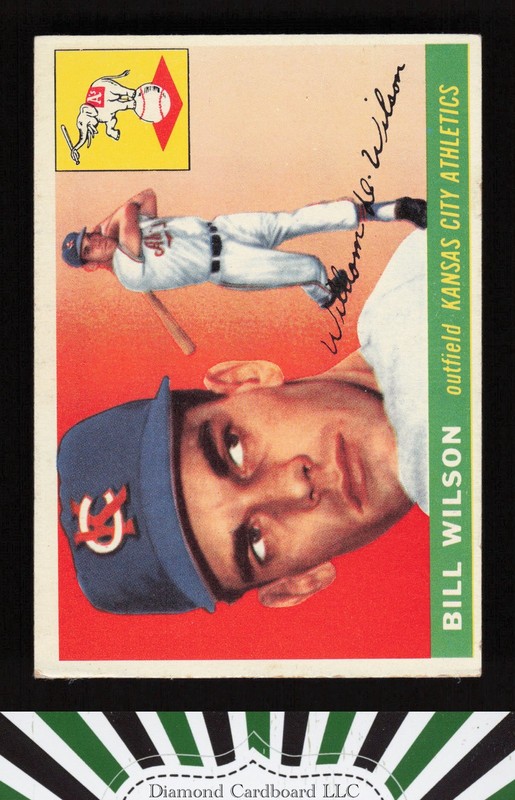 1955 Topps #86 Bill Wilson VG+ o, front